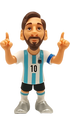 Minix Figura Argentina Messi 12cm