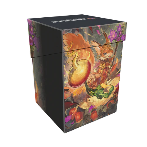 Caja Bloomburrow Hazel of the Rootbloom (Commander - Animated Army Red/Green) 100+ Deck Box® for Magic: The Gathering