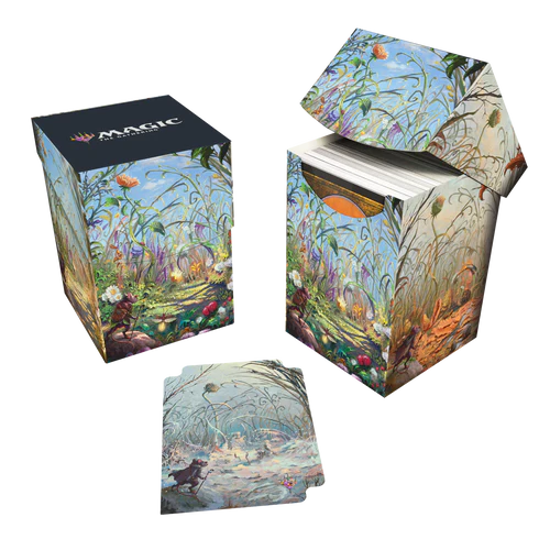 Caja Bloomburrow Season Lands: Plains (Summer) 100+ Deck Box® White for Magic: The Gathering