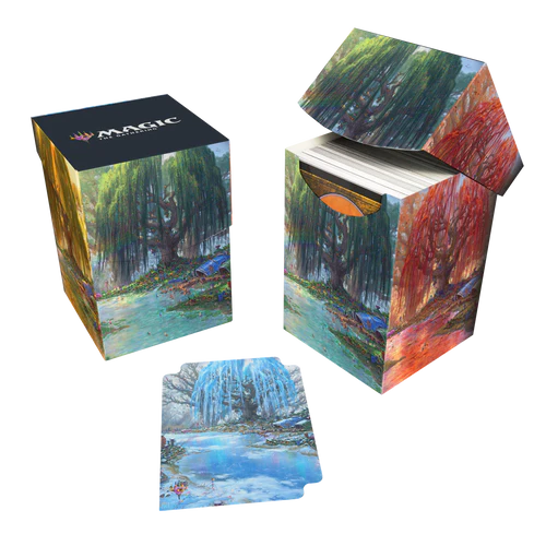 Caja Bloomburrow Season Lands: Three Tree City (Summer) 100+ Deck Box® Multi for Magic: The Gathering