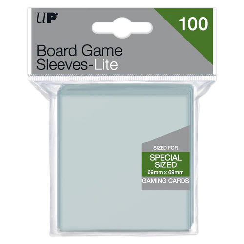 Sleeves Special Sized Lite Board Game Sleeves (100ct) for 69mm x 69mm Cards