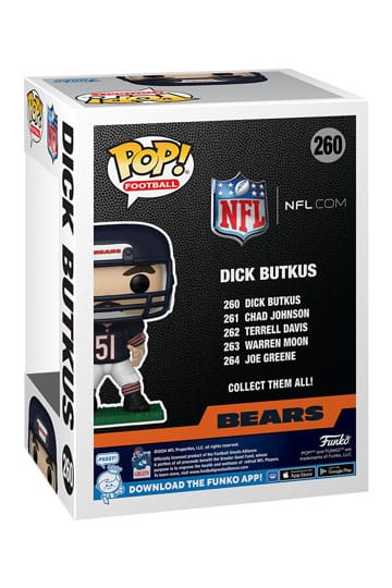 Funko NFL: Legends POP! Sports Vinyl Figura Bears- Dick Butkus 9 cm