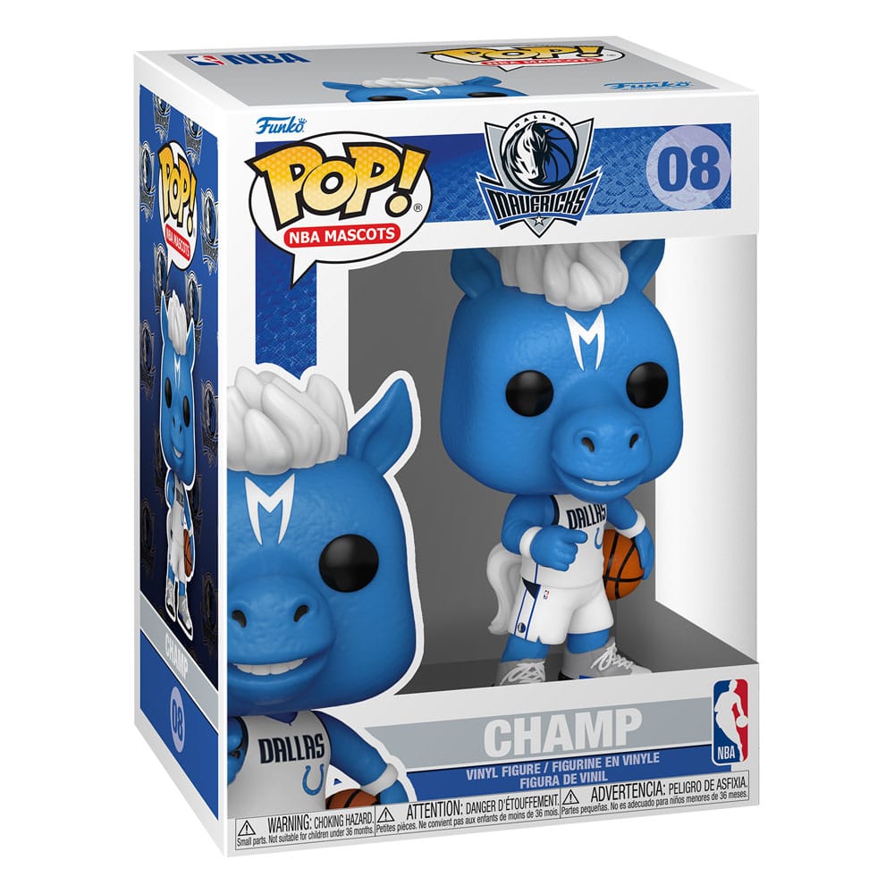 Funko NBA Mascots POP! Sports Vinyl Figura Dallas- Champ 9 cm