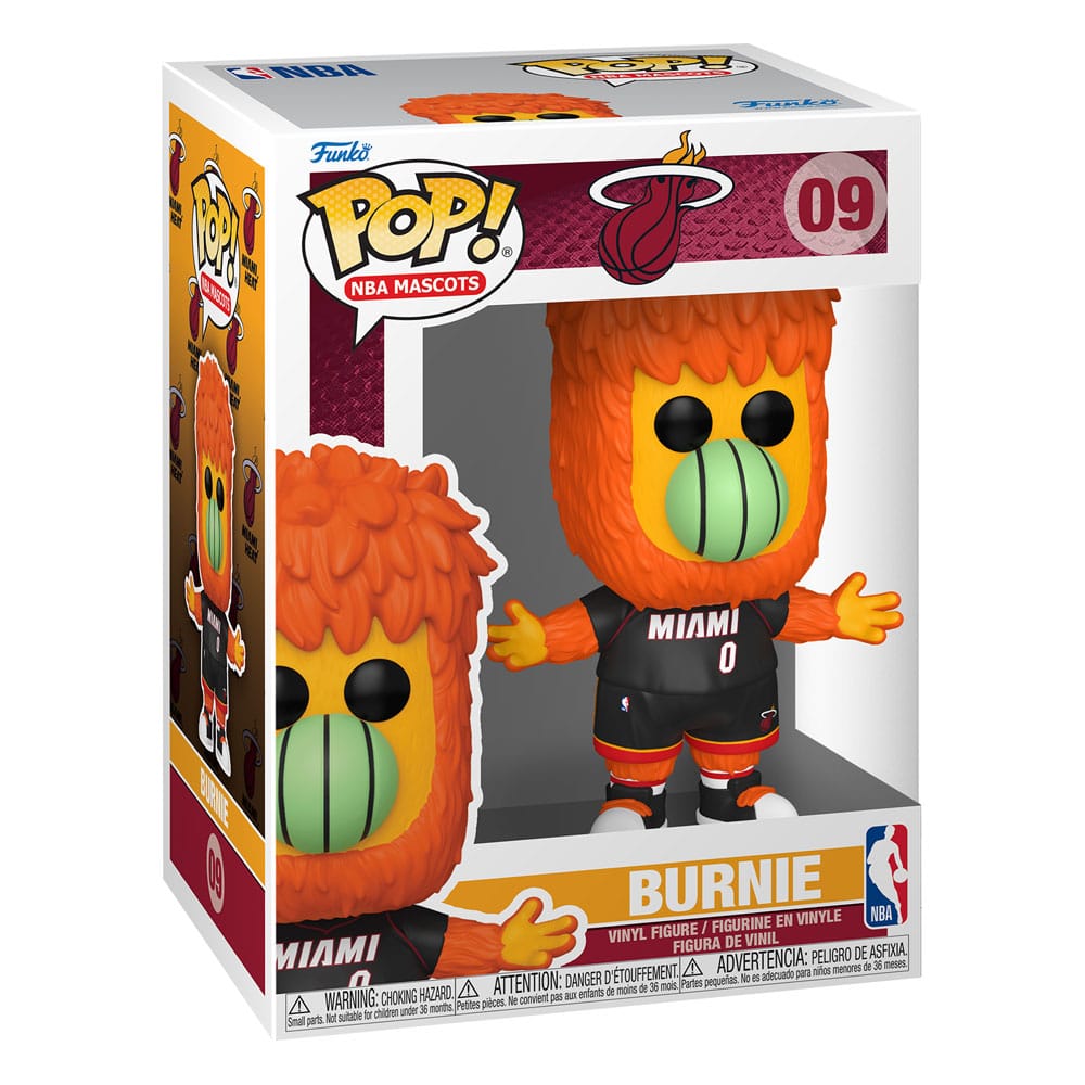 Funko NBA Mascots POP! Sports Vinyl Figura Miami- Burnie 9 cm