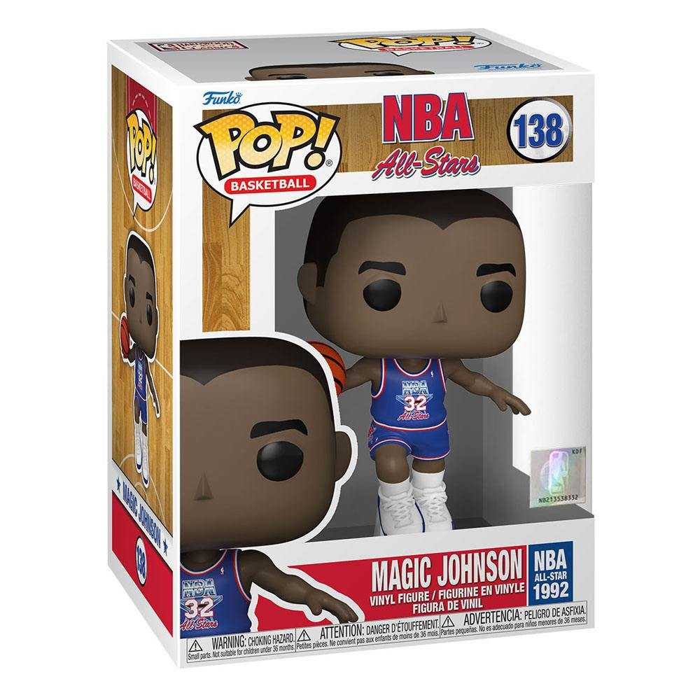 Funko NBA Legends POP! Basketball Vinyl Figure Magic Johnson (Blue All Star Uni 1991)