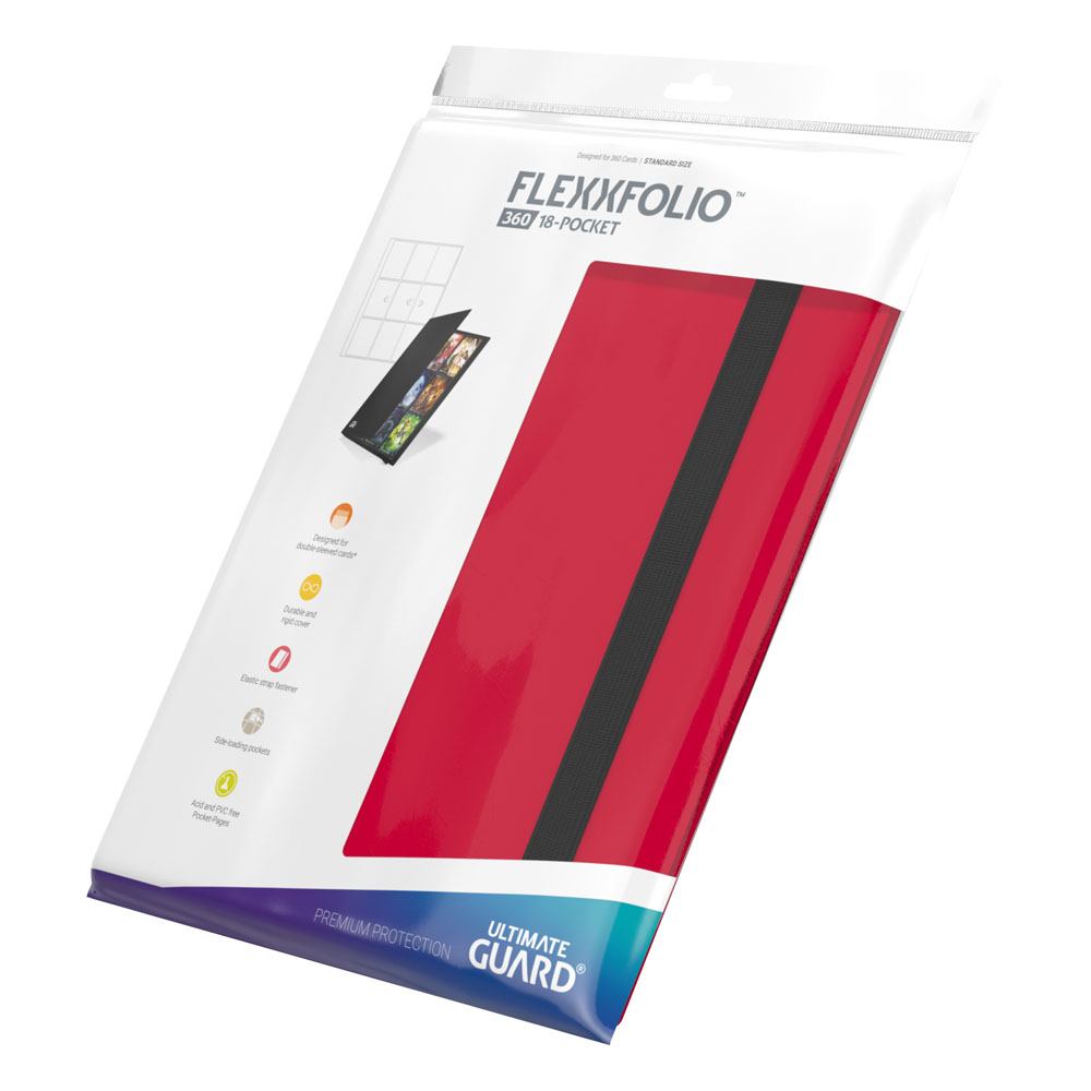 Archivador Ultimate Guard Flexxfolio 360 - 18-Pocket Rojo