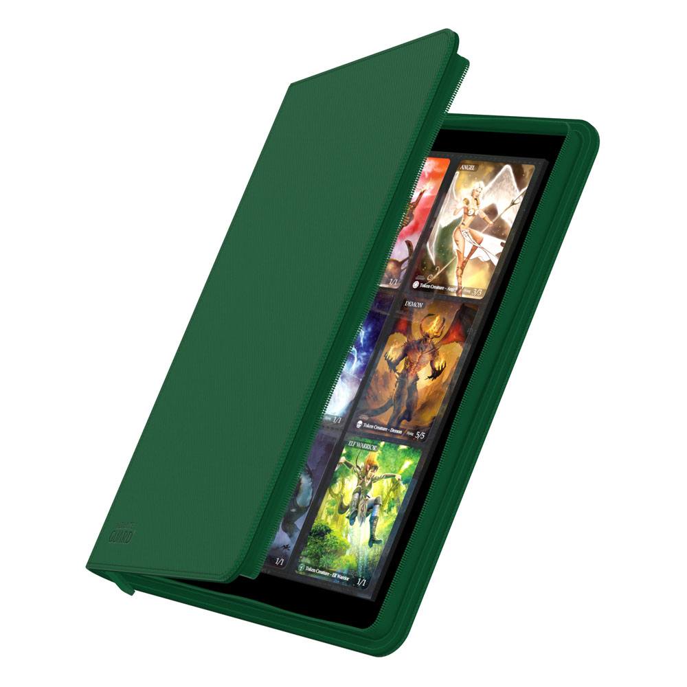 Archivador Ultimate Guard Zipfolio 360 - 18-Pocket XenoSkin Verde