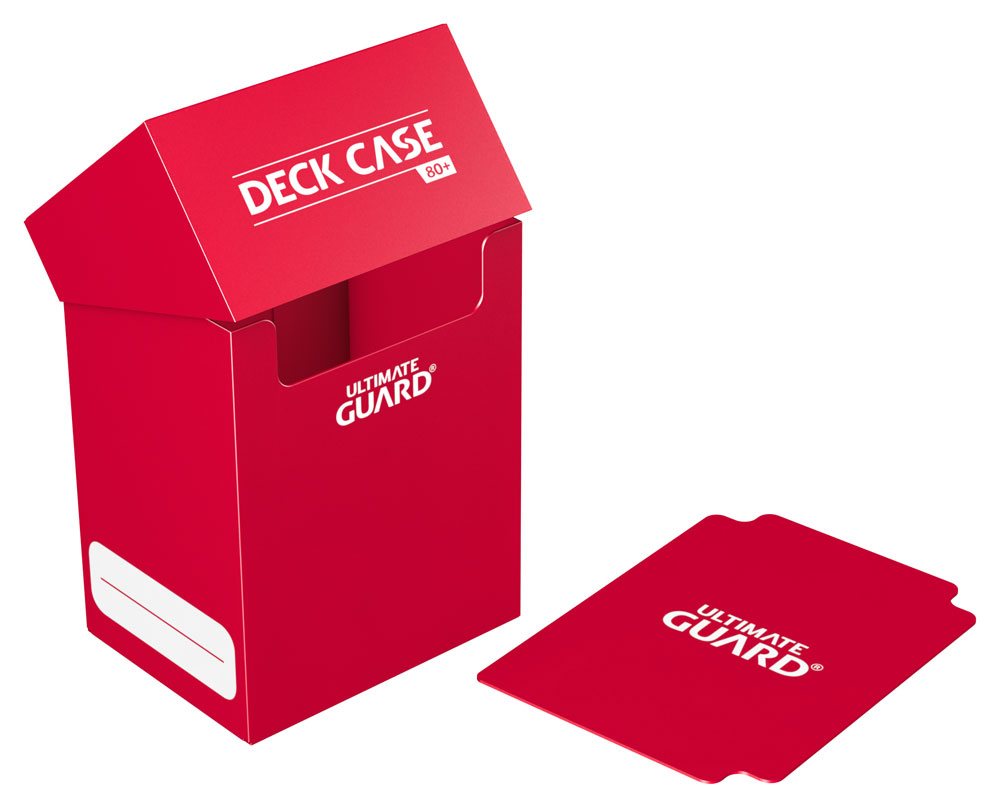 Caja Ultimate Guard Deck Case 80+ Caja de Cartas Tamaño Estándar Rojo