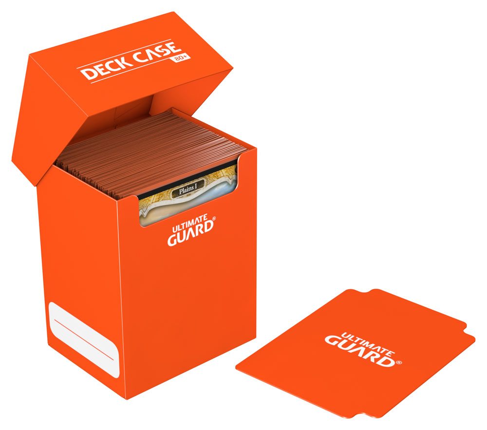 Caja Ultimate Guard Deck Case 80+ Caja de Cartas Tamaño Estándar Naranja