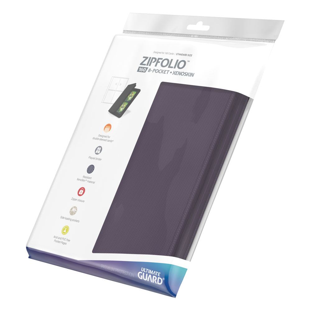 Archivador Ultimate Guard Zipfolio 160 - 8-Pocket XenoSkin Violeta