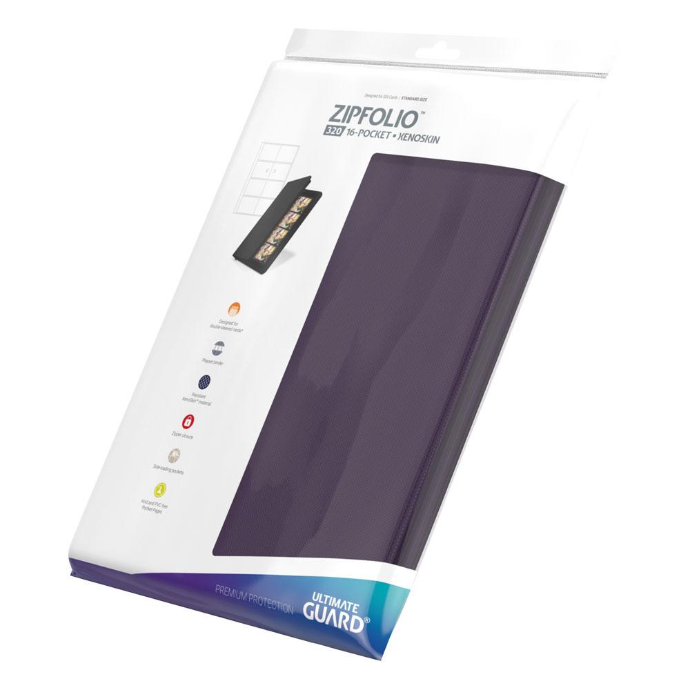 Archivador Ultimate Guard Zipfolio 320 - 16-Pocket XenoSkin Violeta