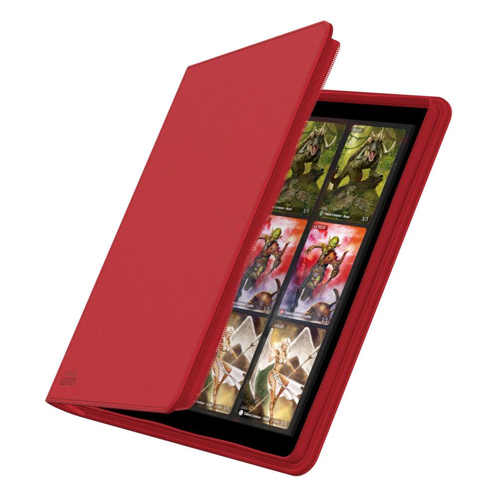 Archivador Ultimate Guard Zipfolio 480 - 24-Pocket XenoSkin (Quadrow) - Rojo