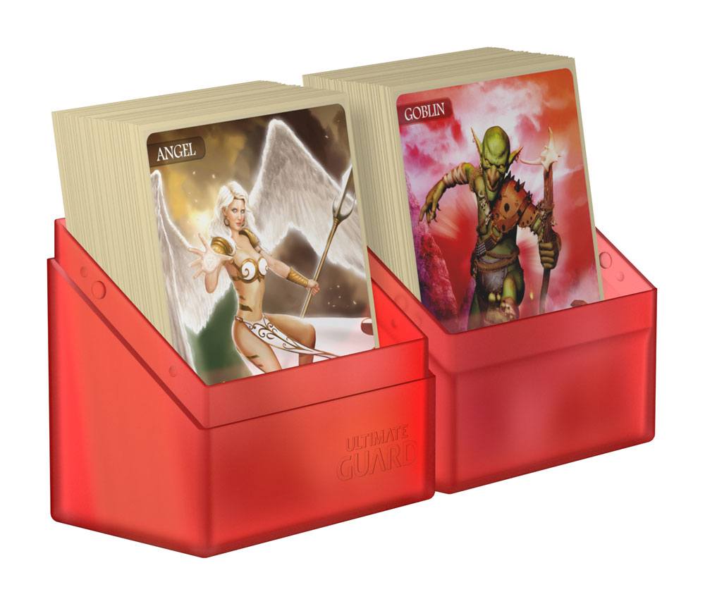 Caja Ultimate Guard Boulder Deck Case 60+ Tamaño Estándar Ruby