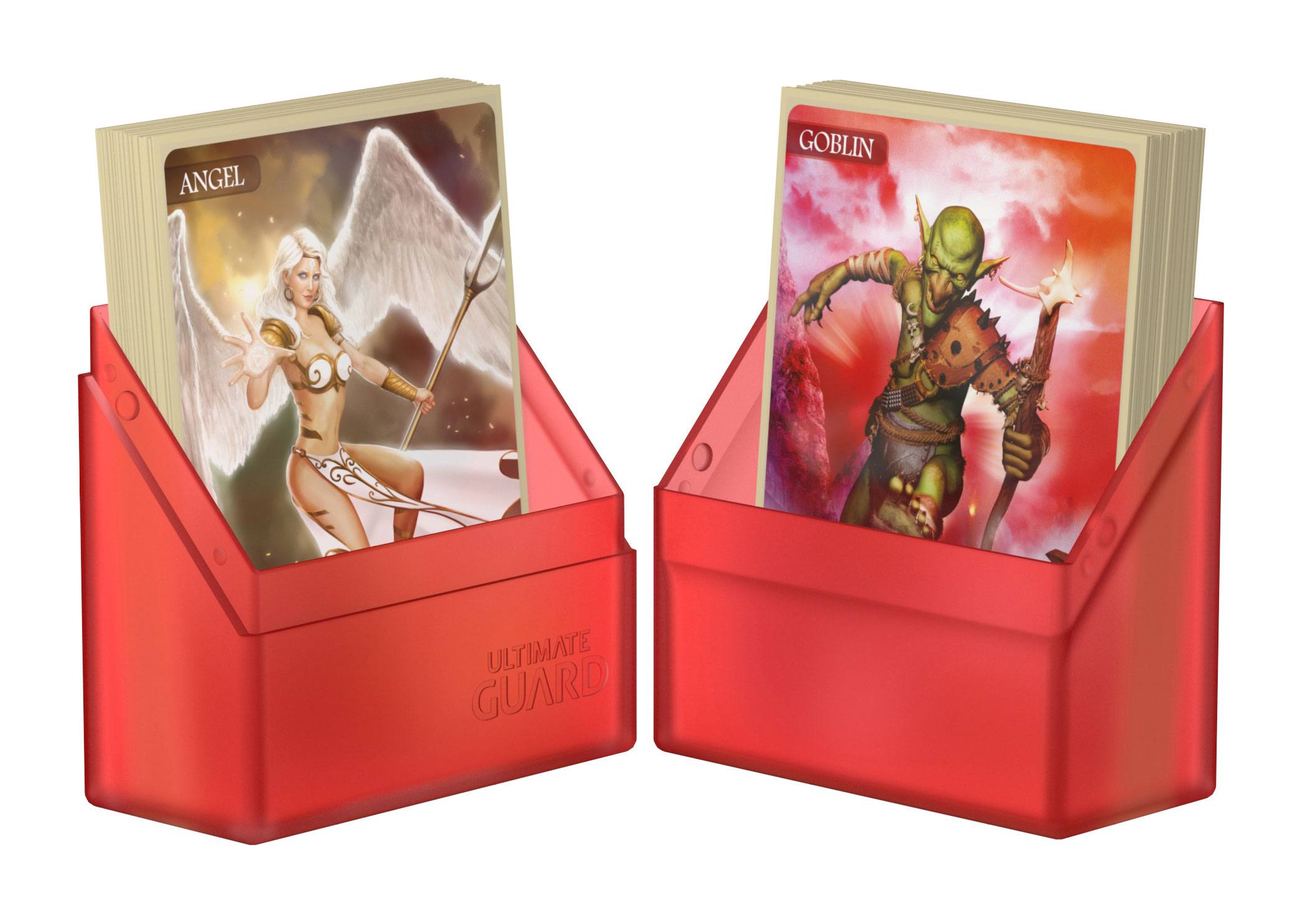 Caja Ultimate Guard Boulder Deck  Case 40+ Tamaño Estándar Ruby