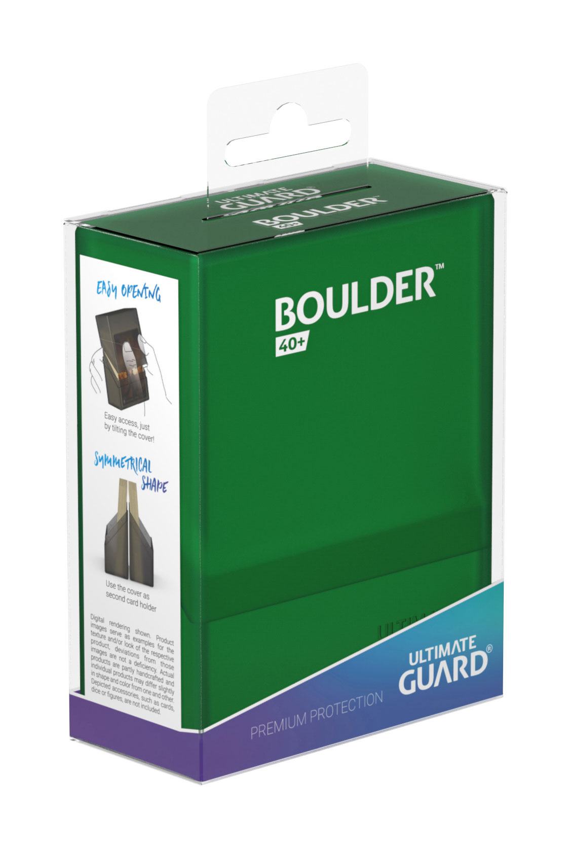 Caja Ultimate Guard Boulder Deck  Case 40+ Tamaño Estándar Emerald