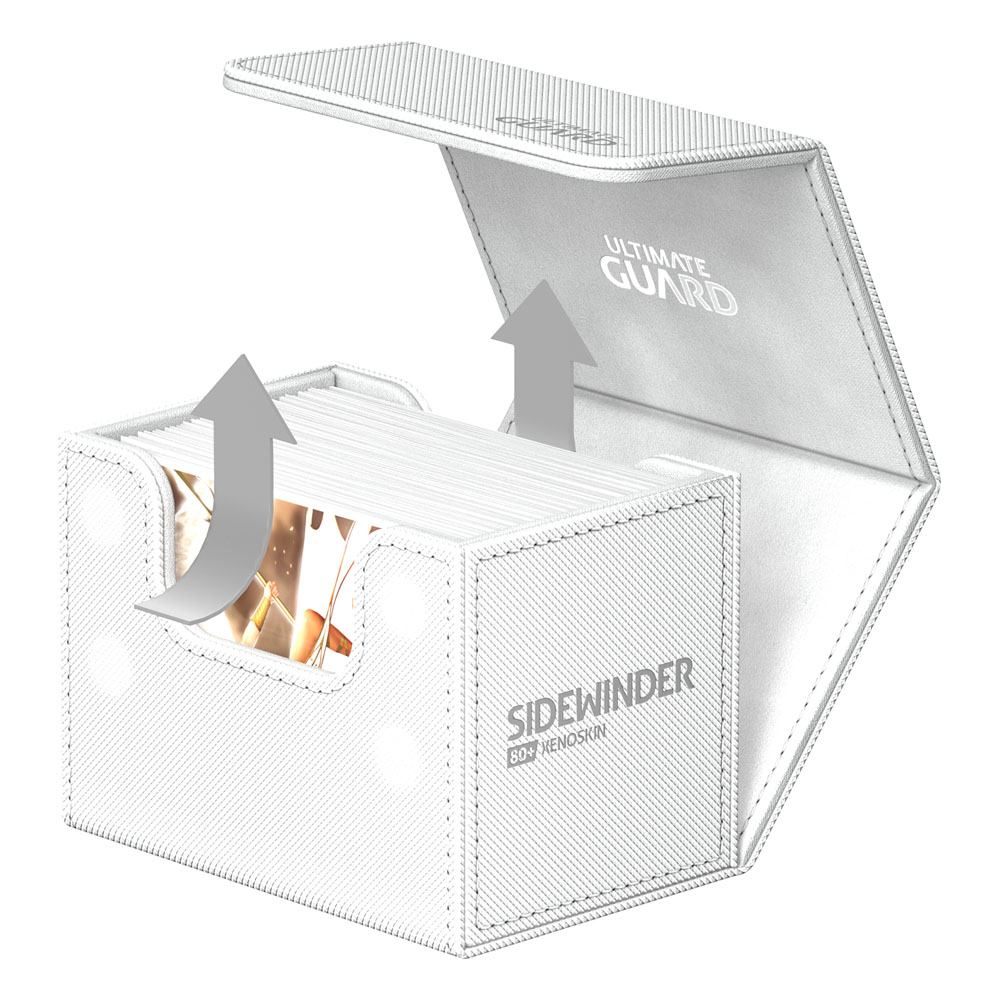 Caja Ultimate Guard Sidewinder 80+  XenoSkin Monocolor Blanco