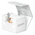 Caja Ultimate Guard Sidewinder 80+  XenoSkin Monocolor Blanco