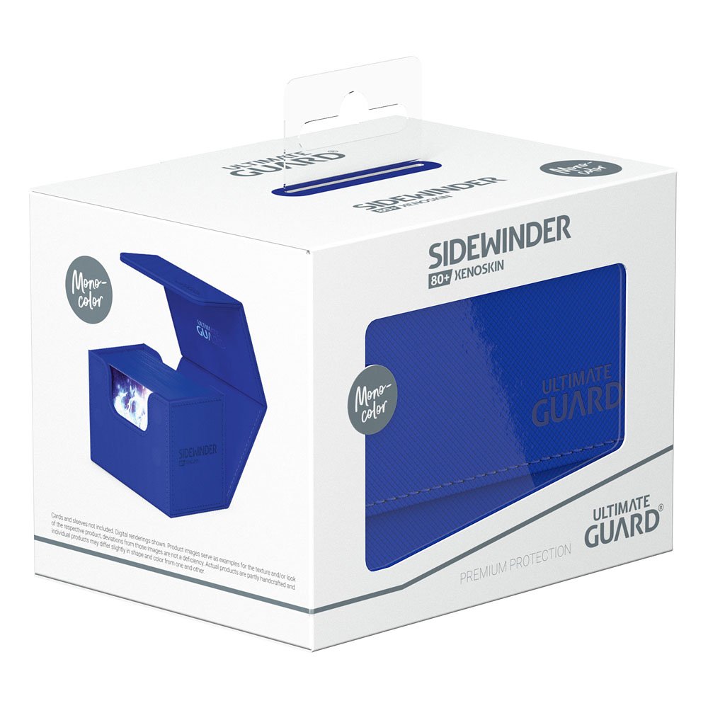 Caja Ultimate Guard Sidewinder 80+ XenoSkin Monocolor Azul