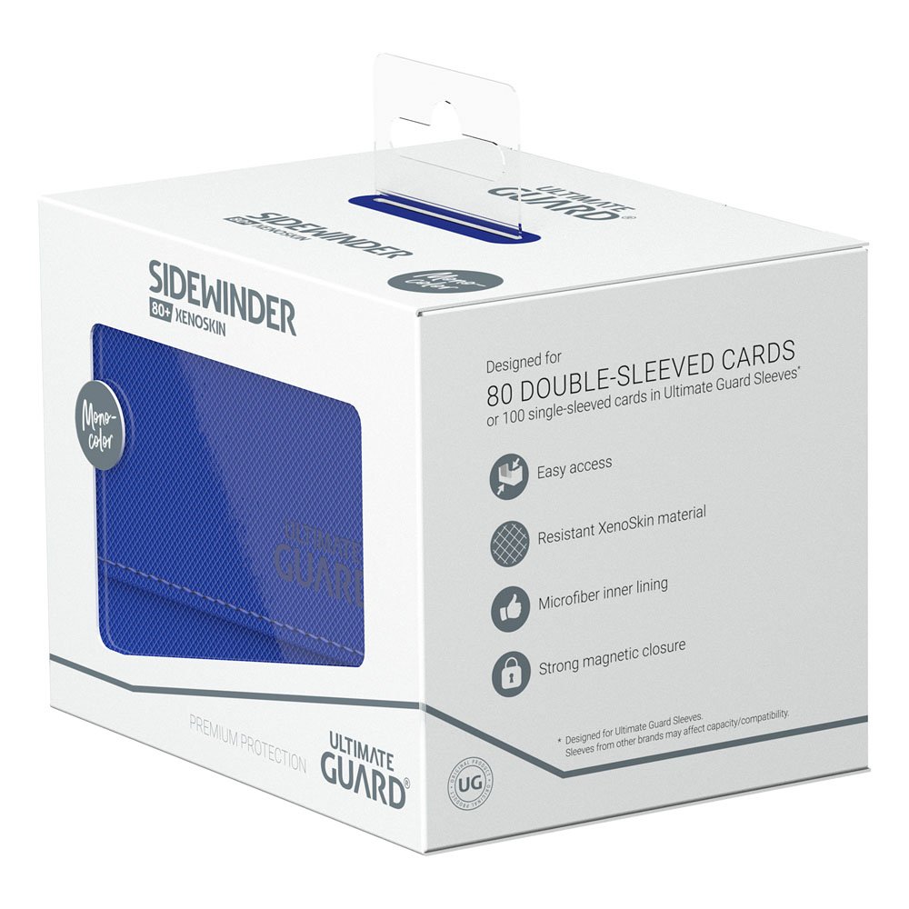 Caja Ultimate Guard Sidewinder 80+ XenoSkin Monocolor Azul