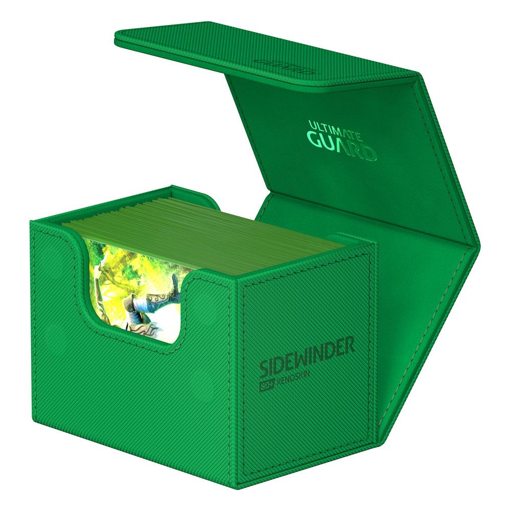 Caja Ultimate Guard Sidewinder 80+ XenoSkin Monocolor Verde