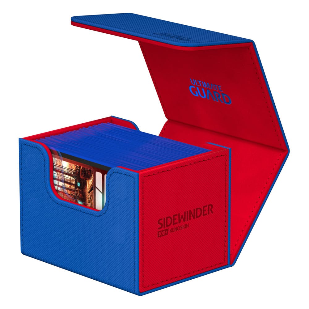 Caja Ultimate Guard Sidewinder 100+ XenoSkin SYNERGY Azul/Rojo