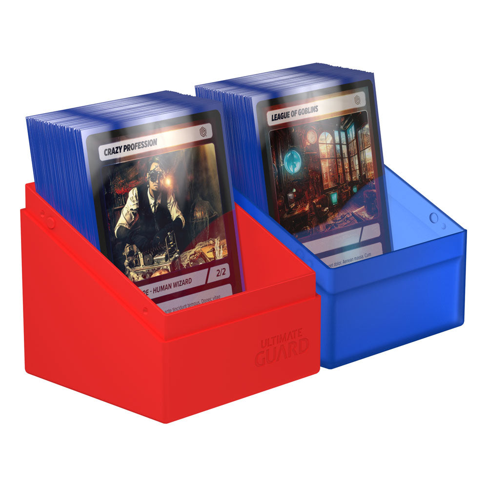 Caja Ultimate Guard Boulder Deck Case 100+ SYNERGY Azul/Rojo