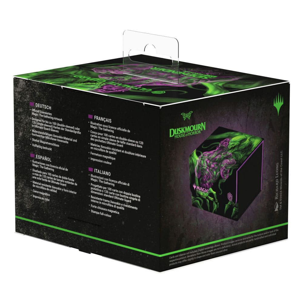 Caja Ultimate Guard Sidewinder 100+ Xenoskin Magic: The Gathering "Duskmourn: House of Horror" - Tyvar, the Pummeler