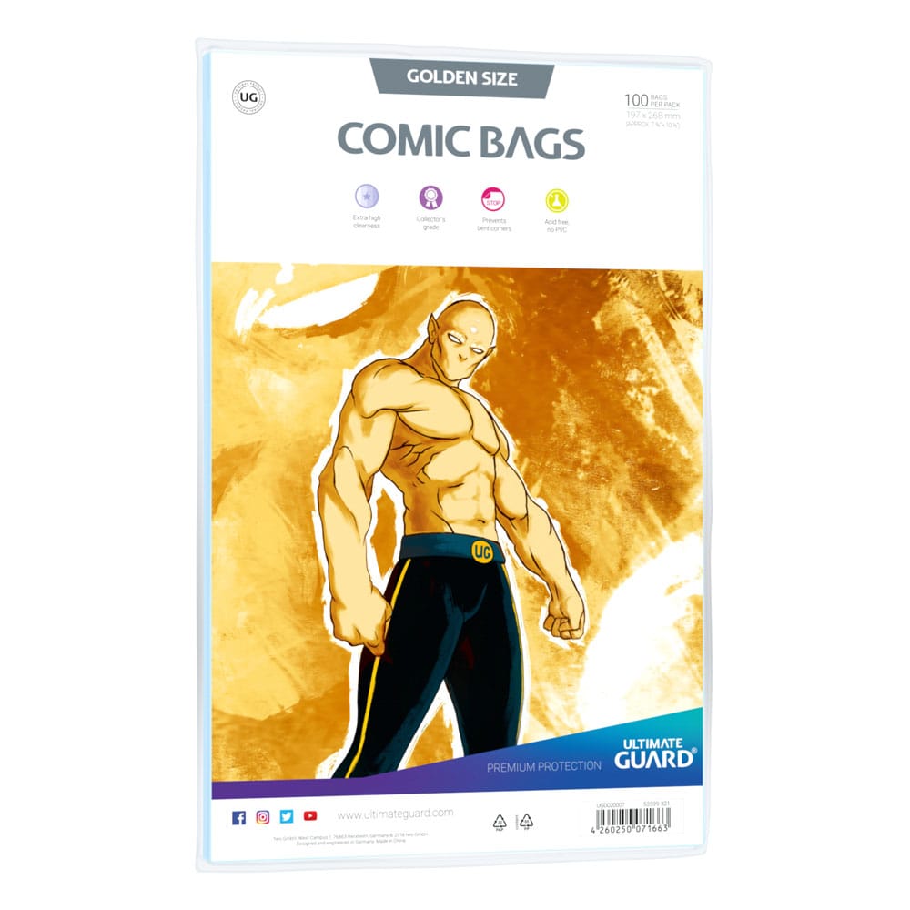 Comic Ultimate Guard Comic Bags Bolsas de Comics Golden Size (100)