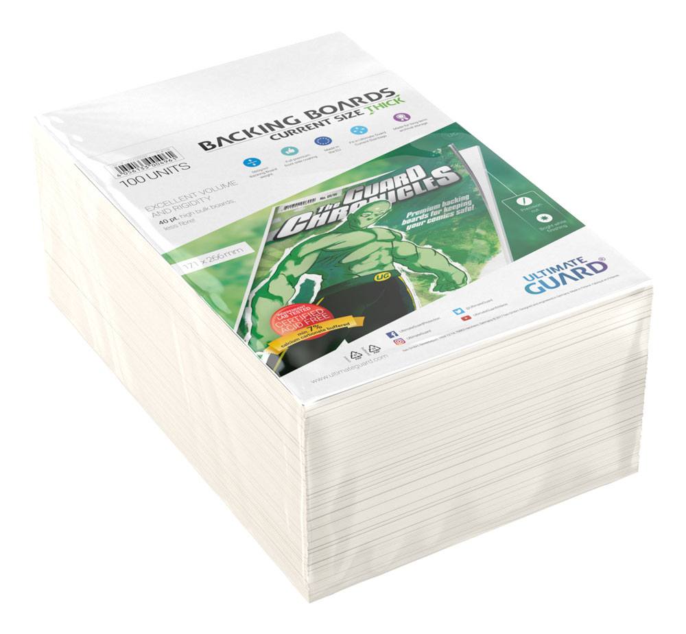 Comic Ultimate Guard Comic Backing Boards Thick Current Size (100)